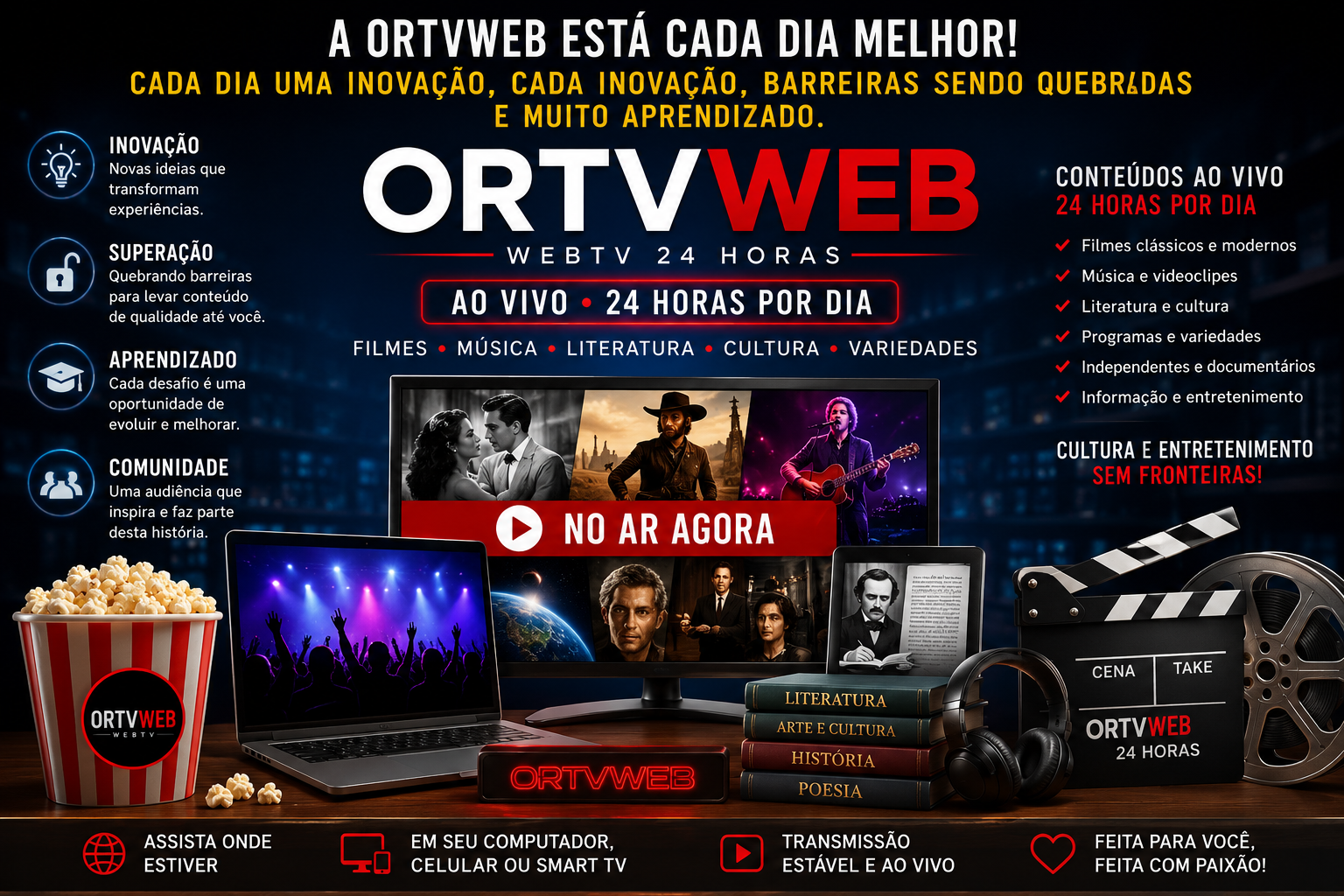 Uma WEBTV em constante evolução